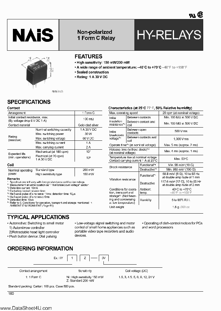 HY1-XXV_39698.PDF Datasheet