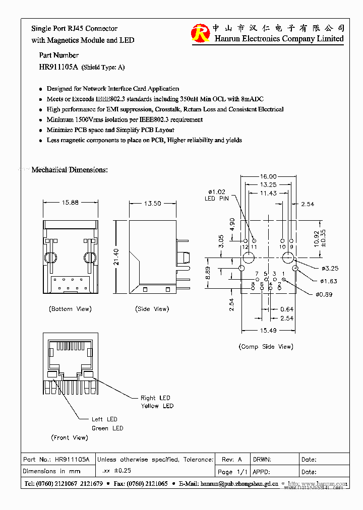 HR911105A_41144.PDF Datasheet