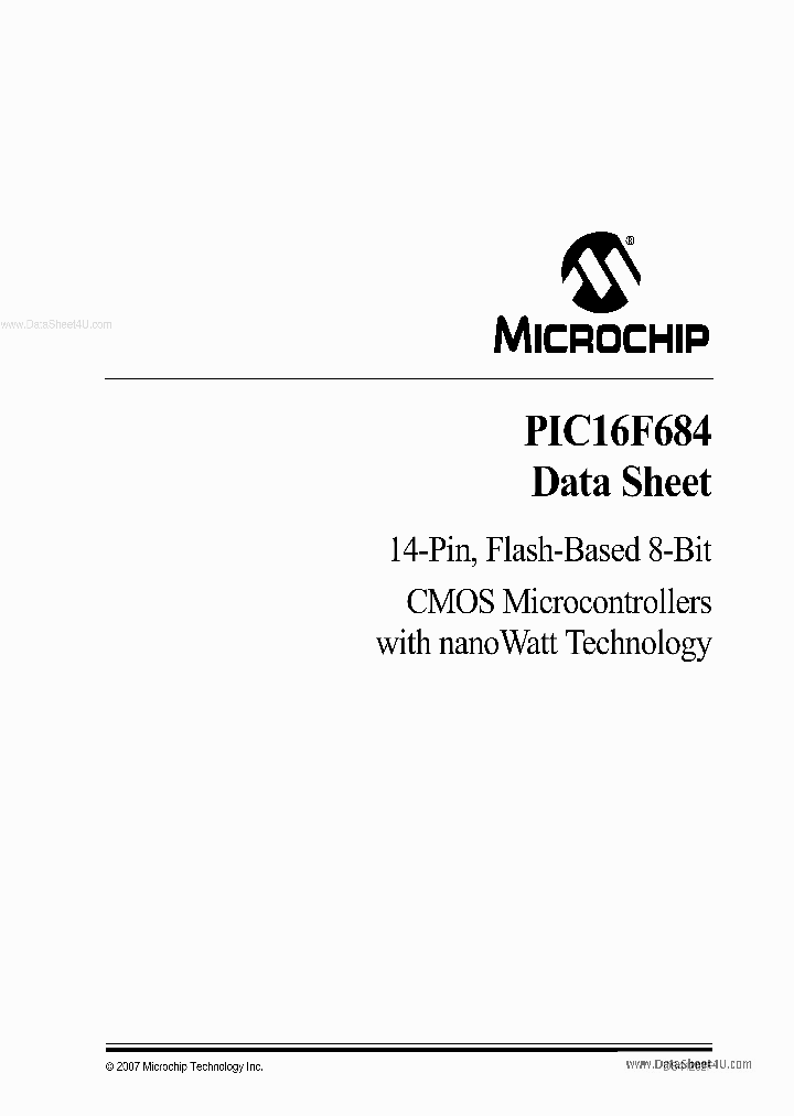 16F684_42590.PDF Datasheet