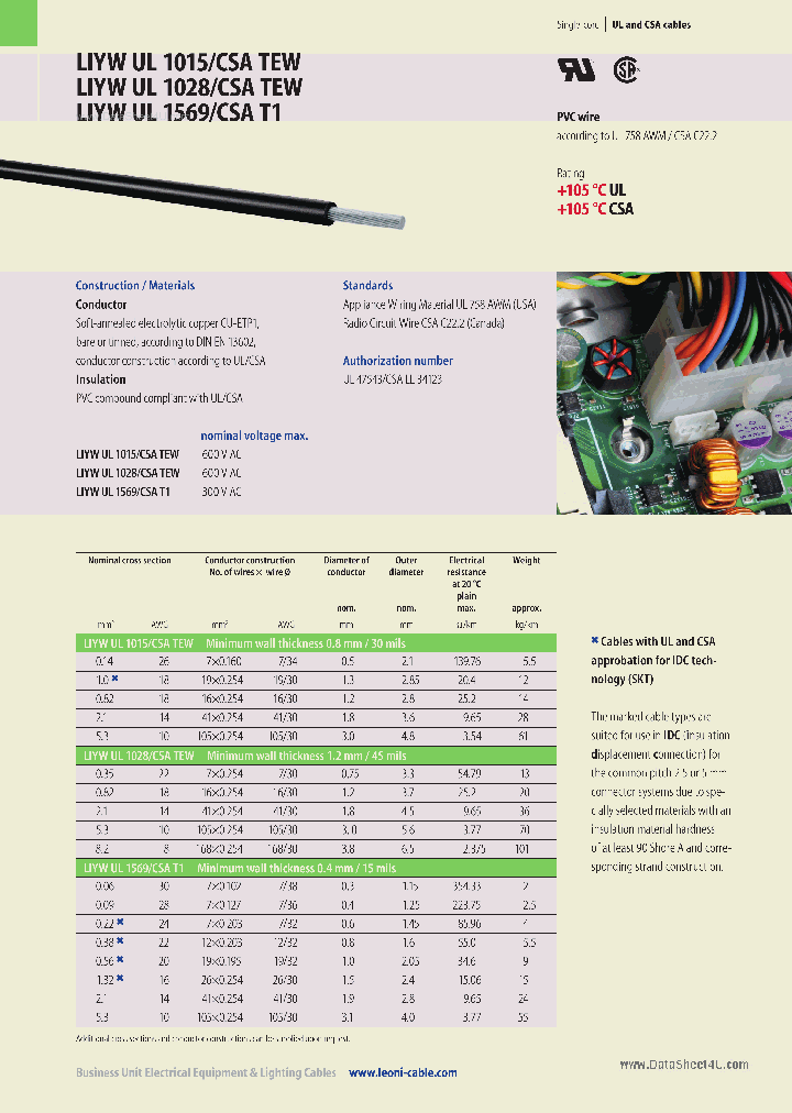 UL1015_45440.PDF Datasheet