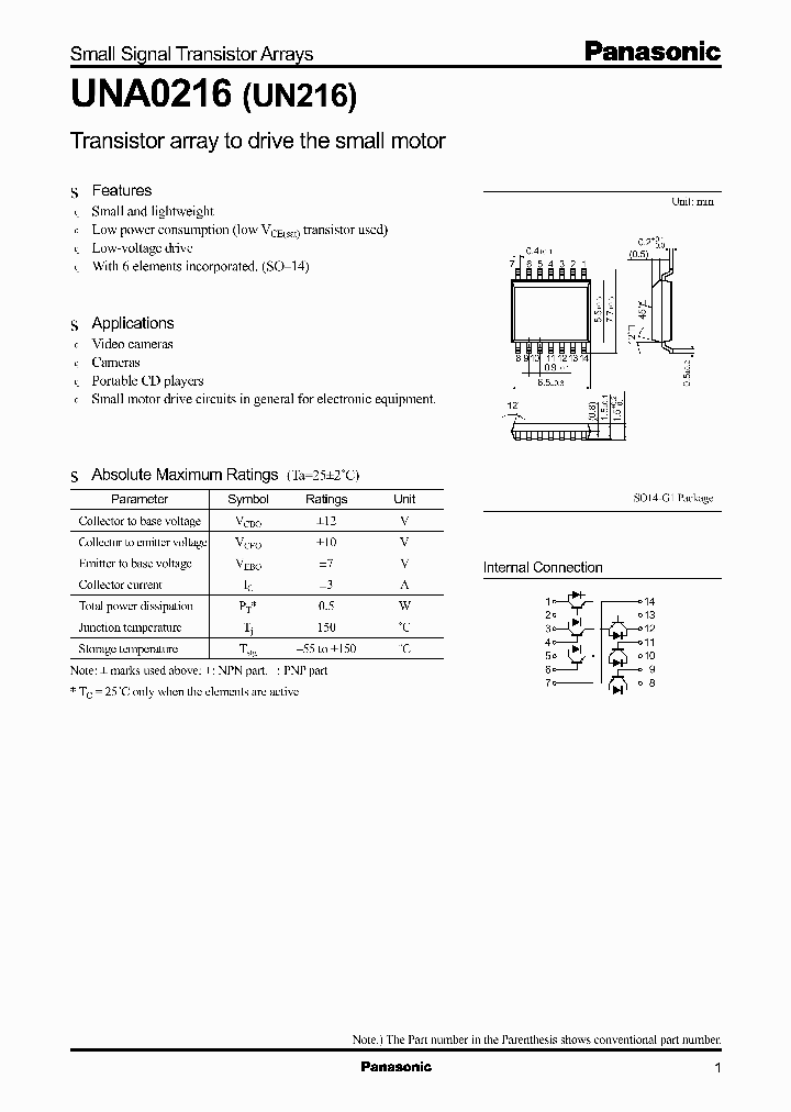 UNA0216_105467.PDF Datasheet