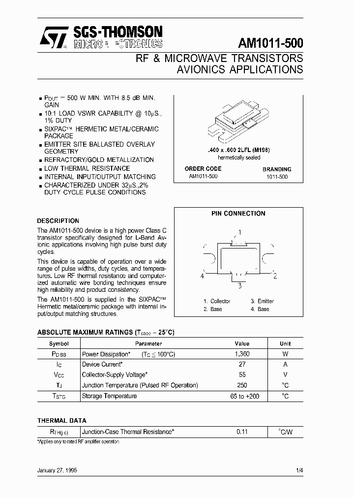 AM1011-500_111845.PDF Datasheet