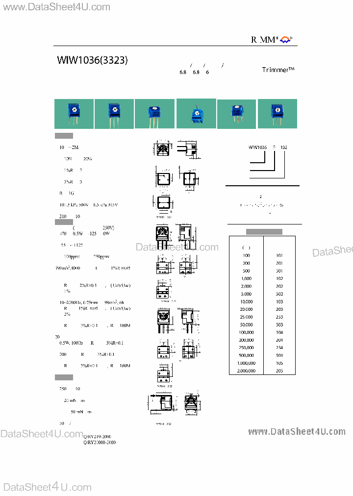 WIW1036_136889.PDF Datasheet