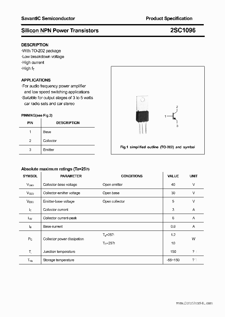 2SC1096_153719.PDF Datasheet