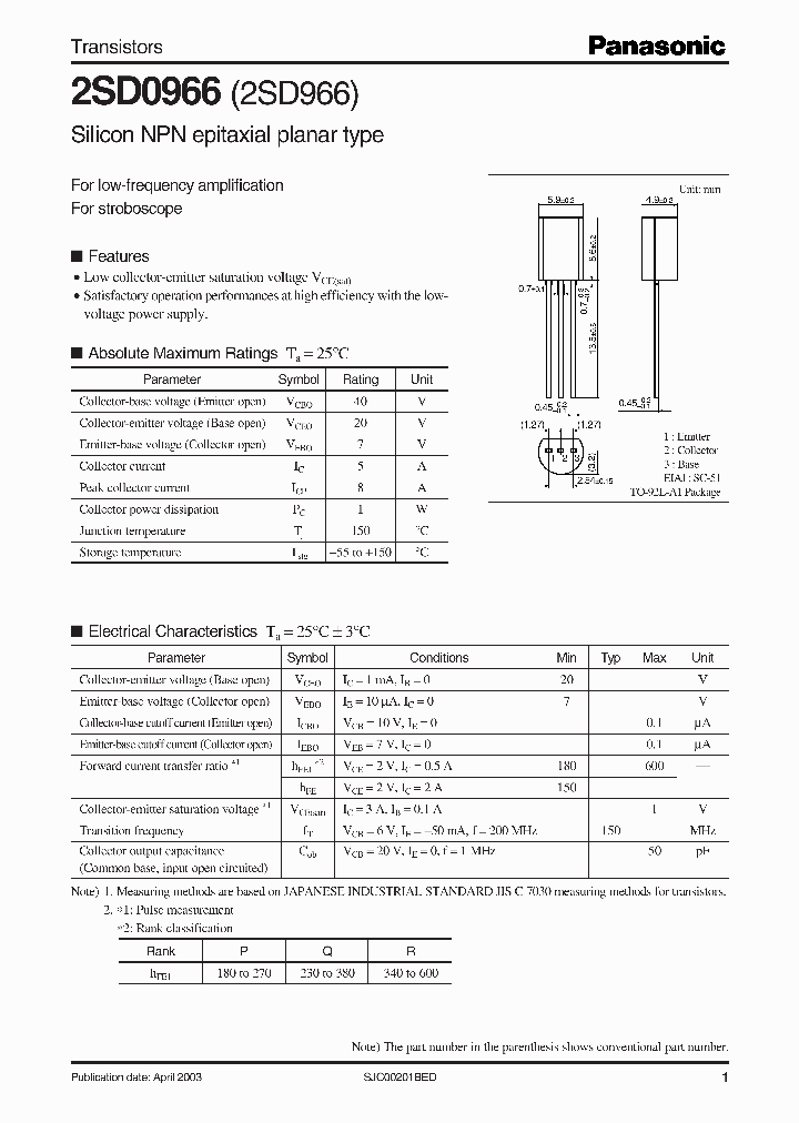 2SD0966_178661.PDF Datasheet