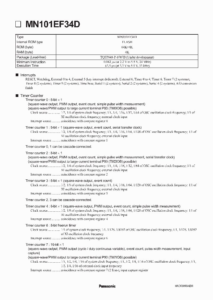 MN101EF34D_195776.PDF Datasheet