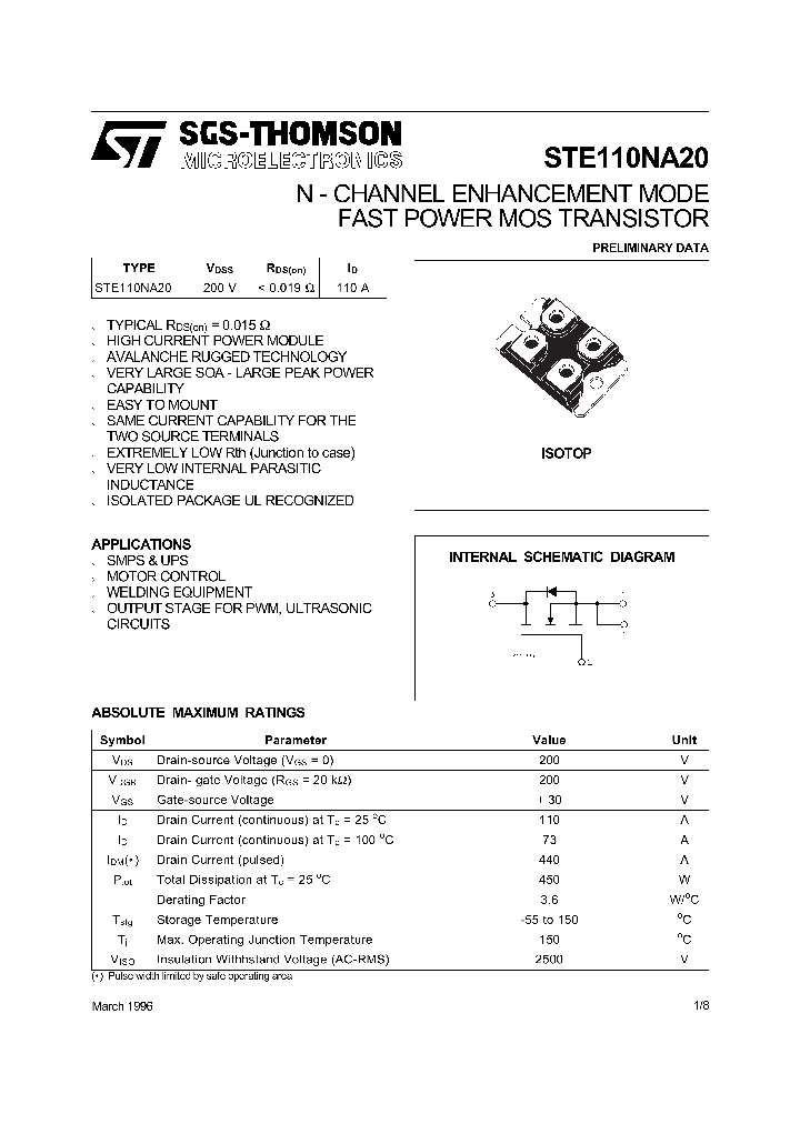 STE110NA20_165601.PDF Datasheet