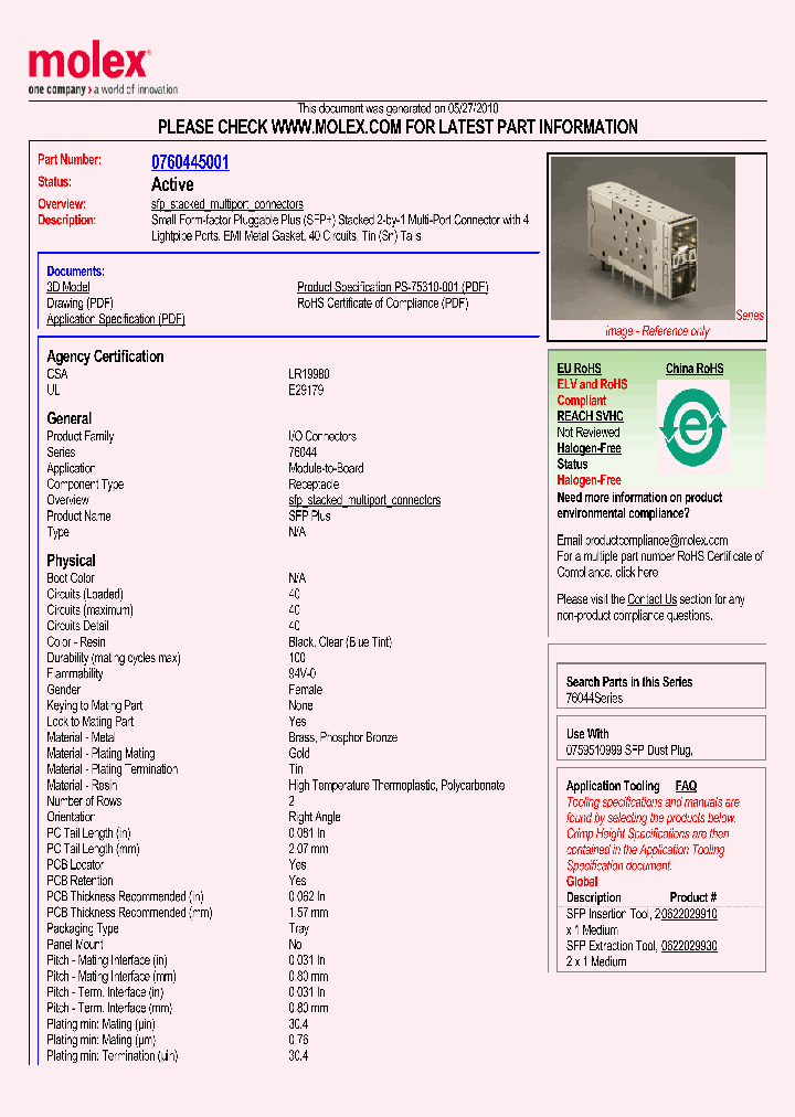 76044-5001_244291.PDF Datasheet