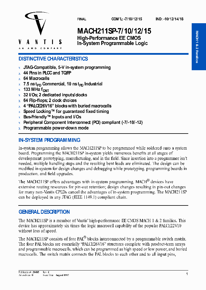 MACH211SP-10_621001.PDF Datasheet