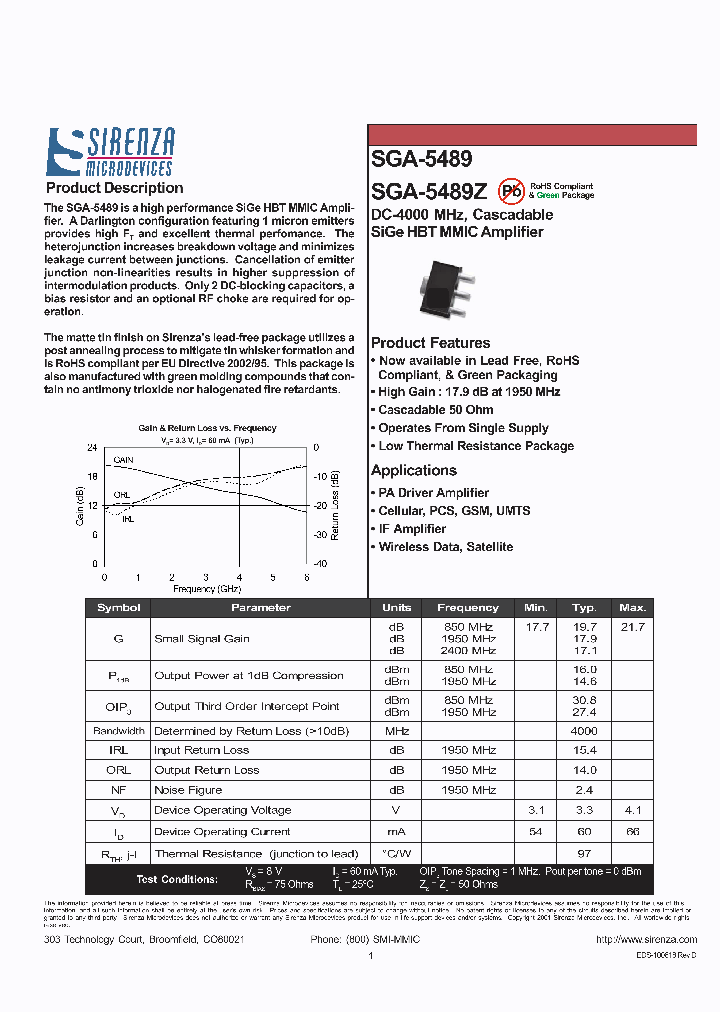 SGA-5489Z_355368.PDF Datasheet