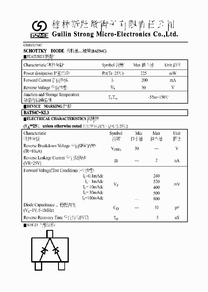 GMBAT54C_634041.PDF Datasheet