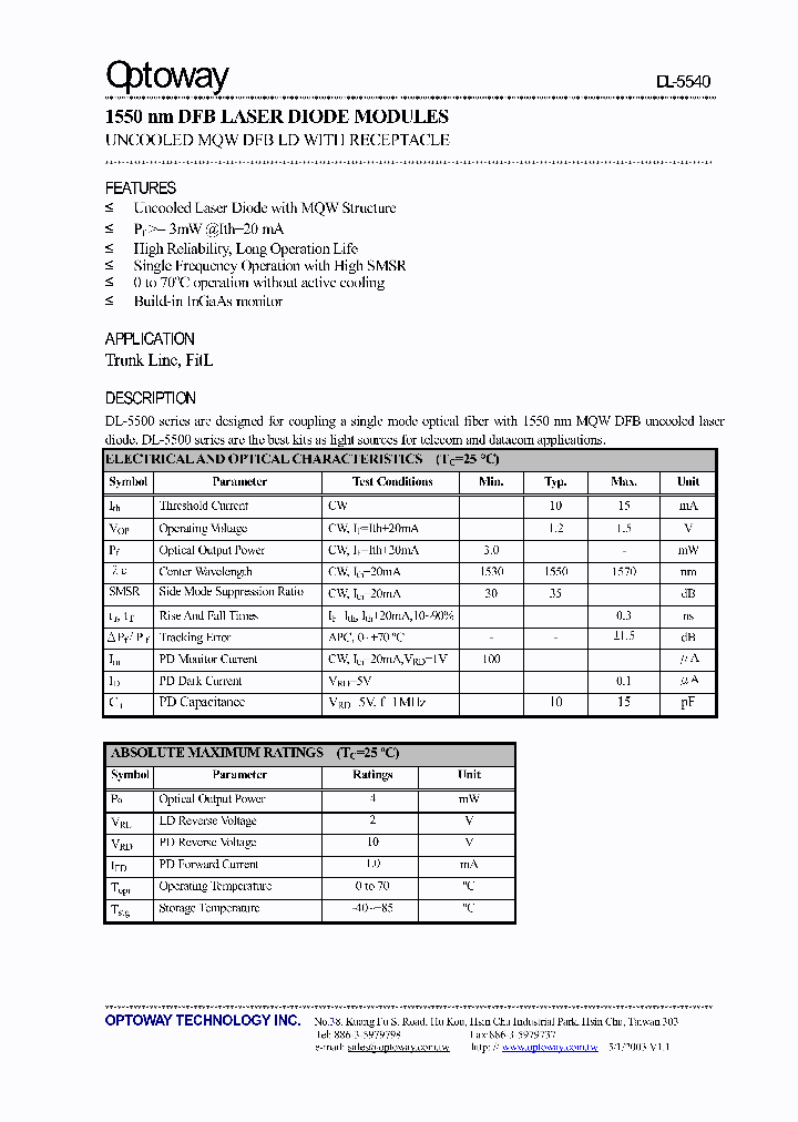 DL-5540_367533.PDF Datasheet