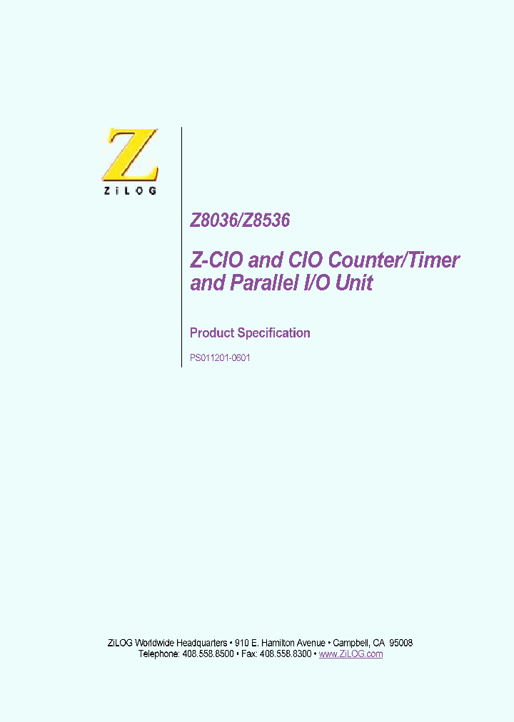 Z8036_373084.PDF Datasheet