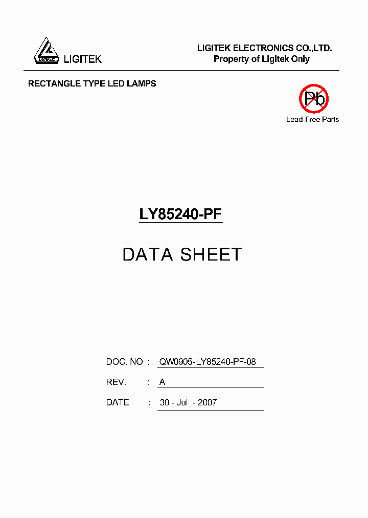 LY85240-PF_784926.PDF Datasheet