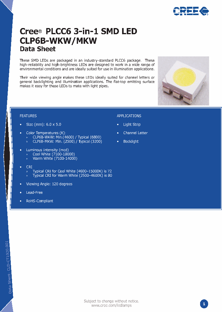 CLP6B-MKW_832912.PDF Datasheet