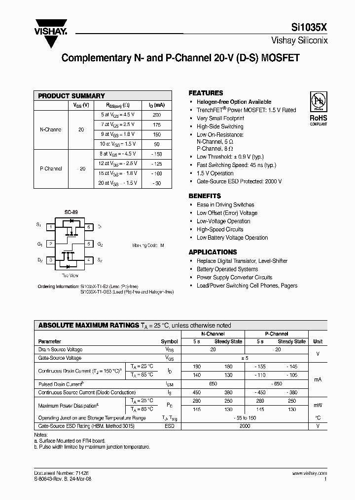 SI1035X-T1-GE3_891817.PDF Datasheet