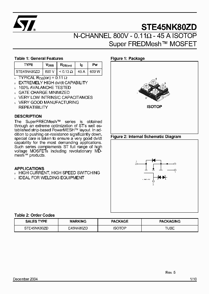 STE45NK80ZD_651569.PDF Datasheet