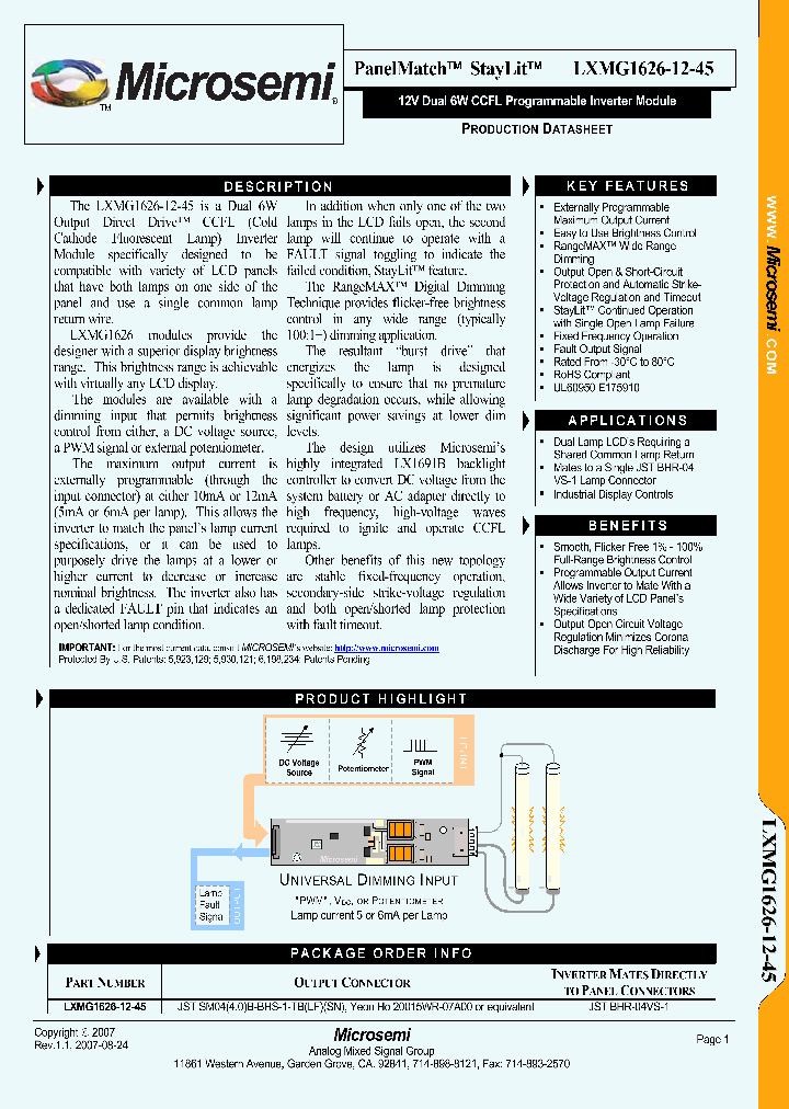 LXMG1626-12-4507_940479.PDF Datasheet