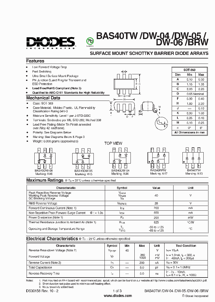 BAS40DW-05-7-F_673492.PDF Datasheet