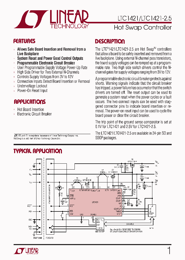 LTC1421CSW-25_709557.PDF Datasheet