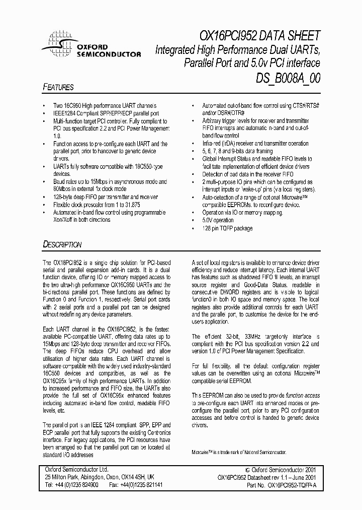 OX16PCI952-TQFP-A_1155066.PDF Datasheet