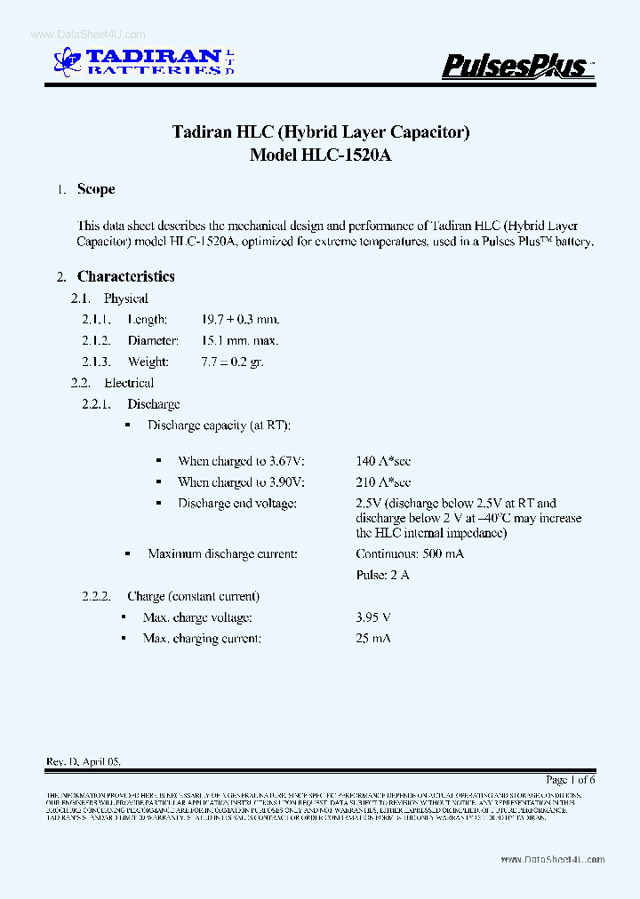 HLC-1520A_916982.PDF Datasheet