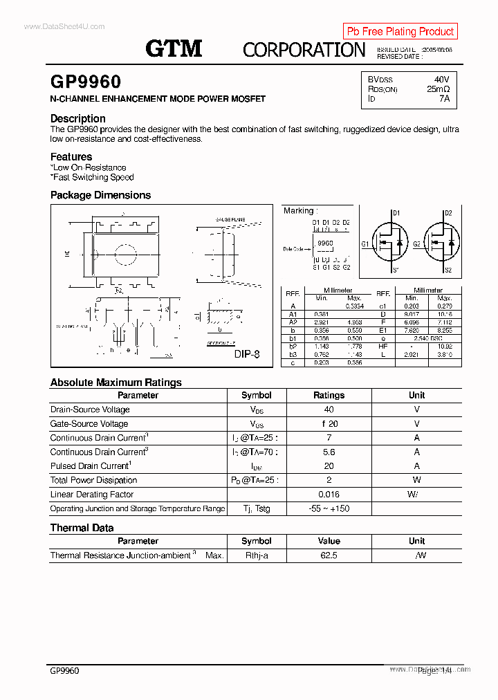 GP9960_1203174.PDF Datasheet