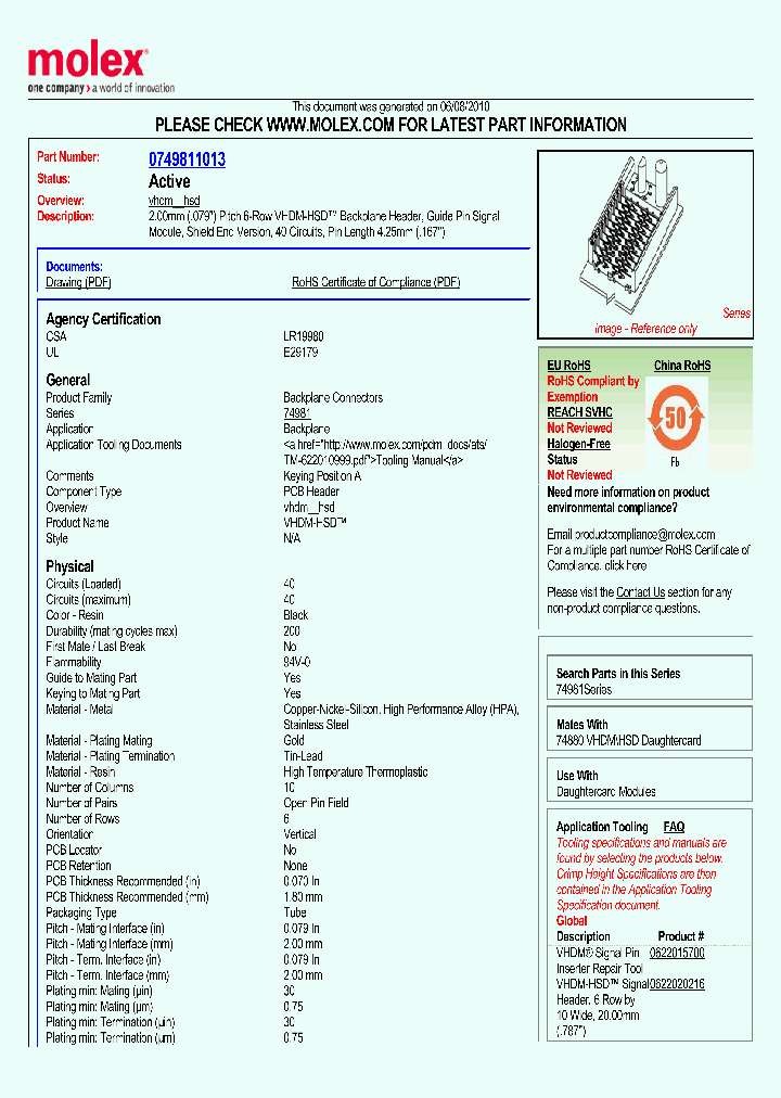 74981-1013_1380497.PDF Datasheet