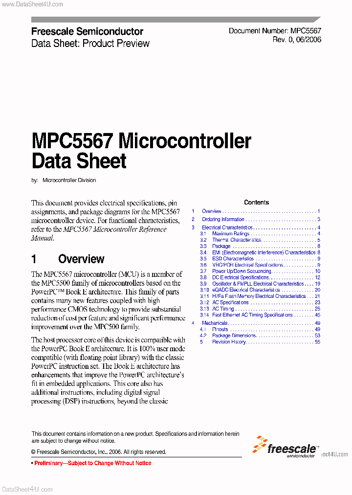MPC5567_1239739.PDF Datasheet