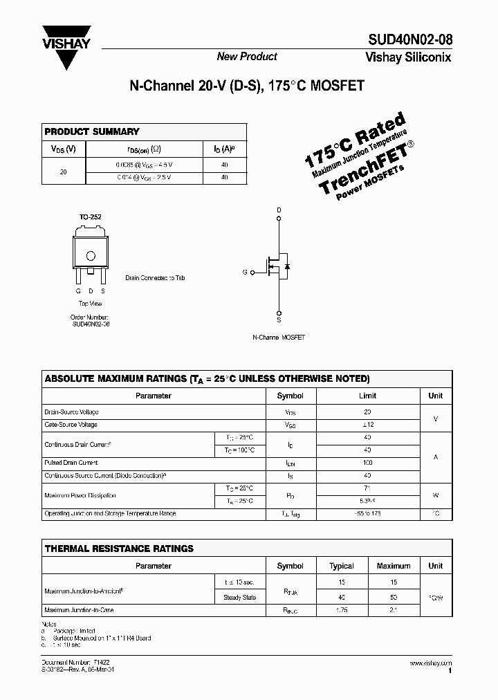 SUD40N02-08_1463676.PDF Datasheet