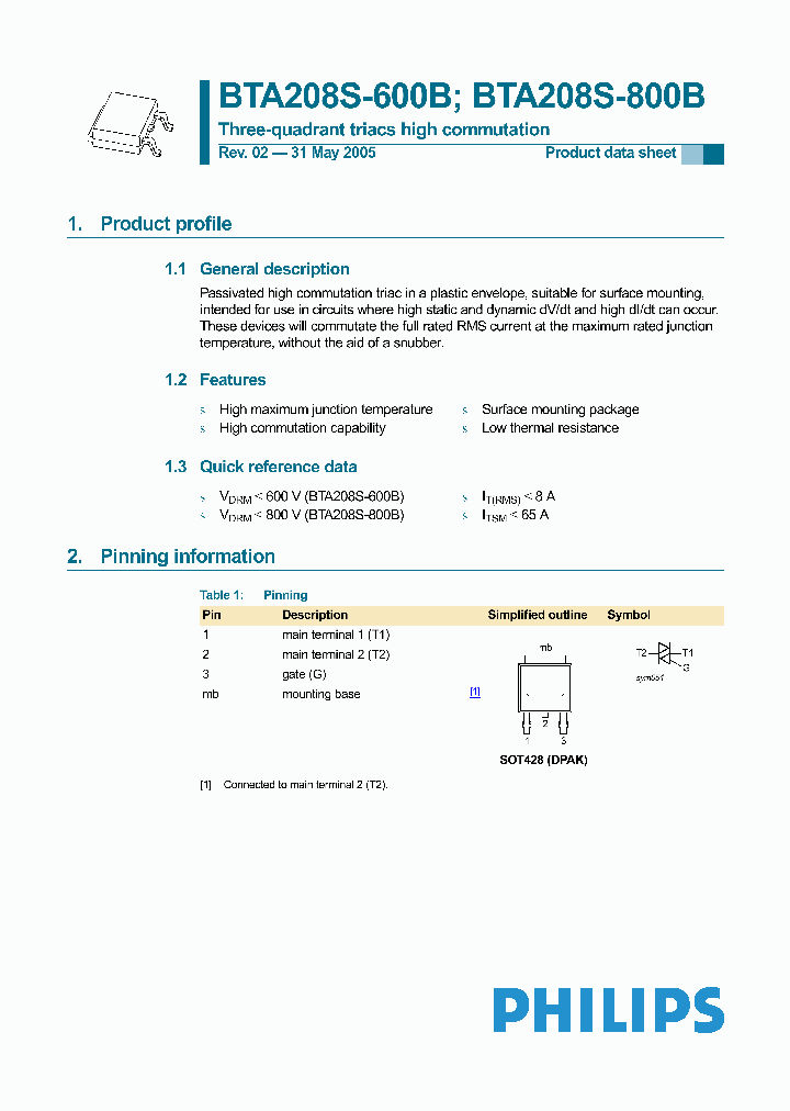 BTA208S-800B_1513881.PDF Datasheet