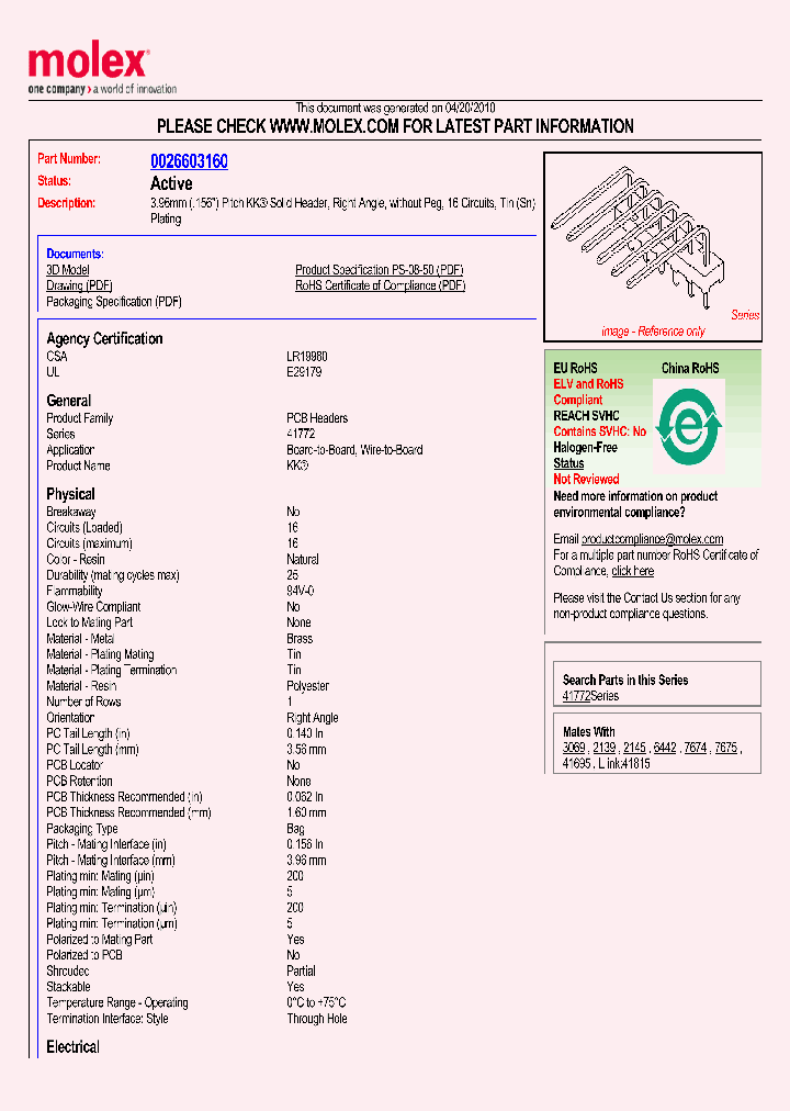 26-60-3160_1539870.PDF Datasheet