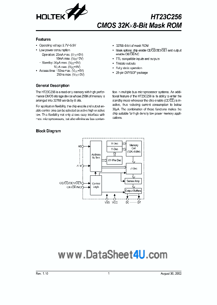 HT23C256_1561030.PDF Datasheet