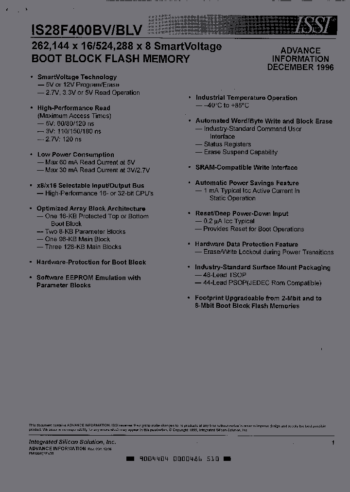 IS28F400BVB-120P_928158.PDF Datasheet