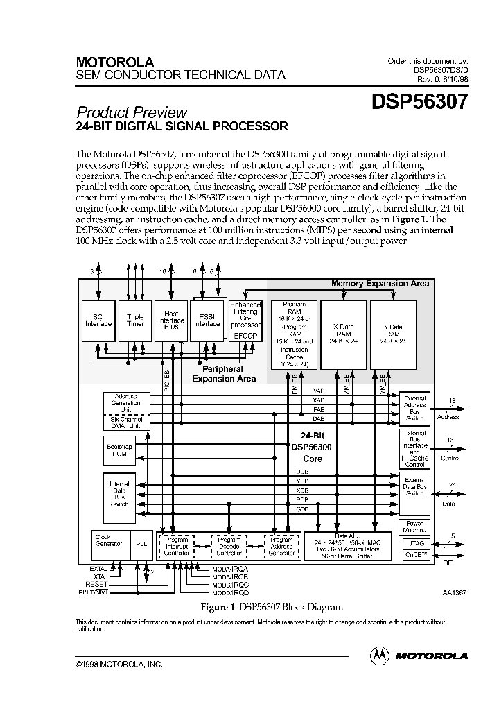 DSP56307UMD_931184.PDF Datasheet