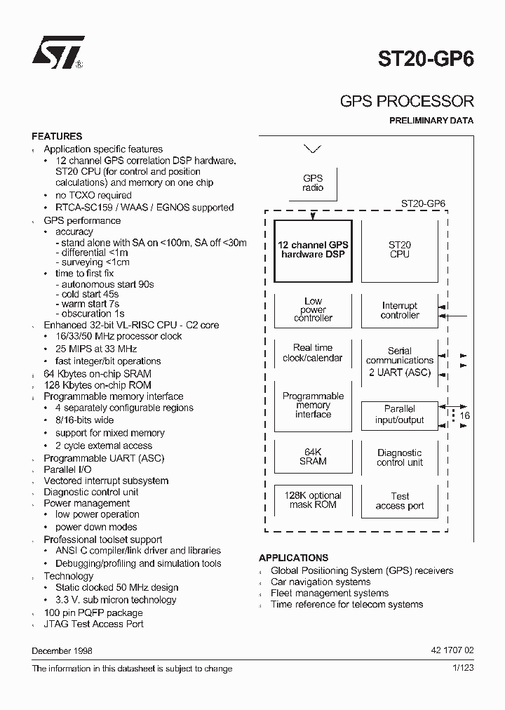 ST20-GP6_1027519.PDF Datasheet