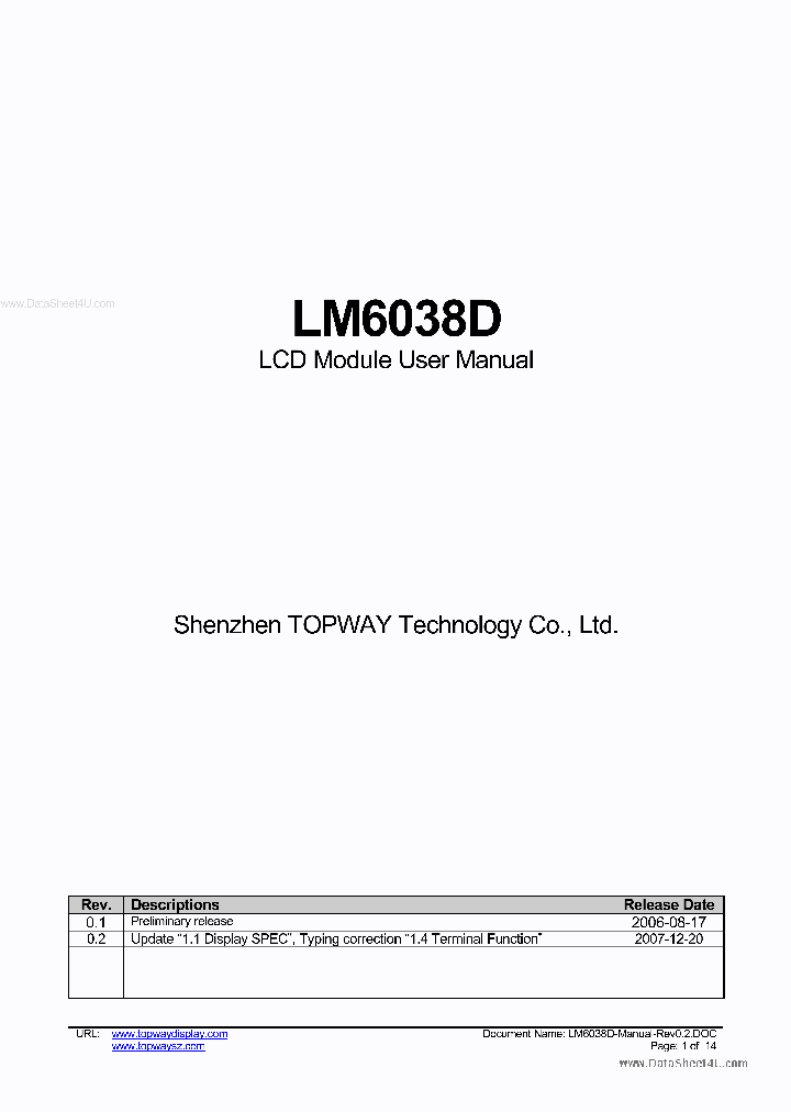 LM6038D_1659298.PDF Datasheet