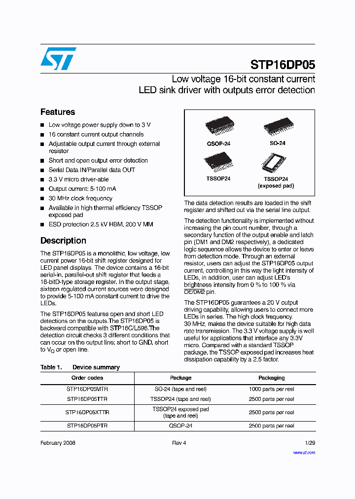 STP16DP05PTR_1743621.PDF Datasheet