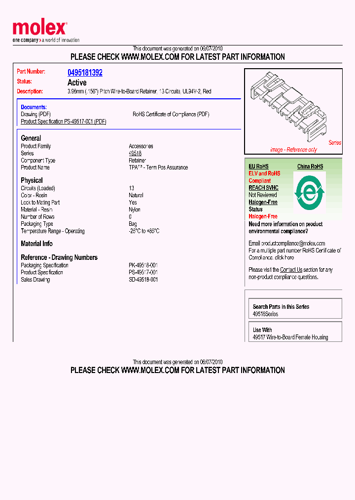 49518-1392_1749440.PDF Datasheet