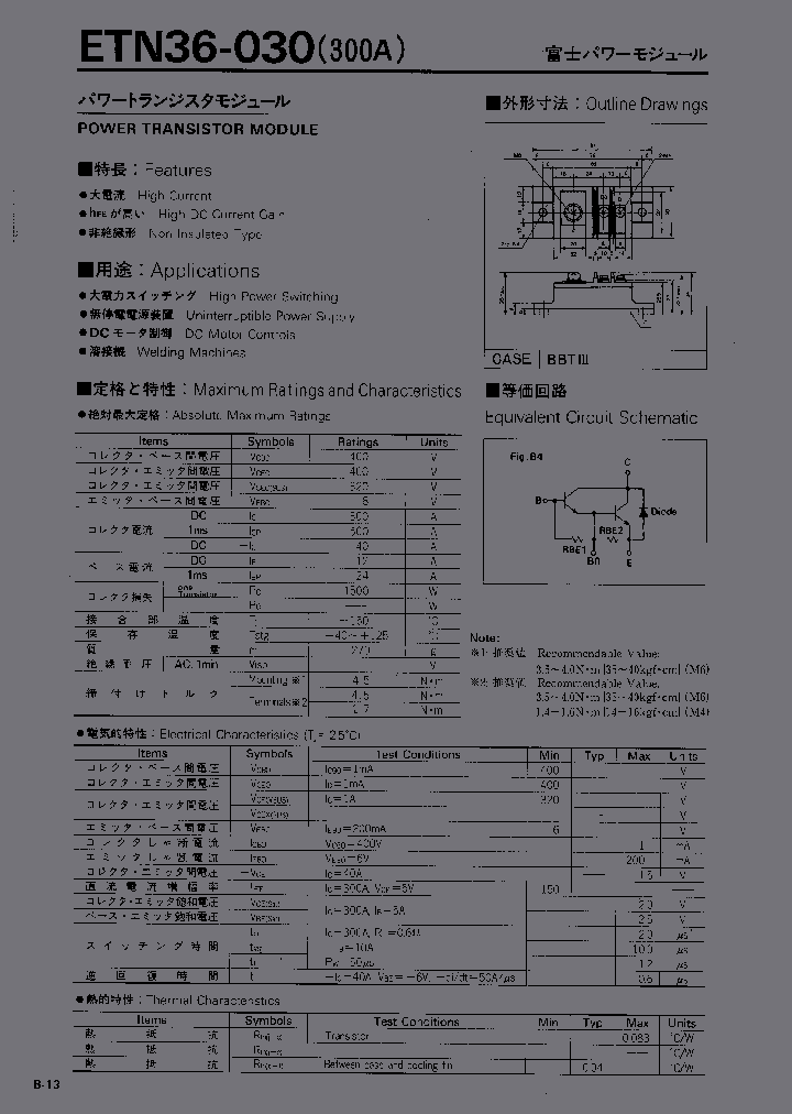 ETN36-030_1461950.PDF Datasheet Download --- IC-ON-LINE