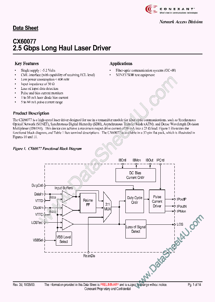 CX60077_1794712.PDF Datasheet