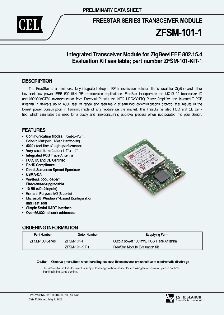 ZFSM-101-KIT-1_1674812.PDF Datasheet