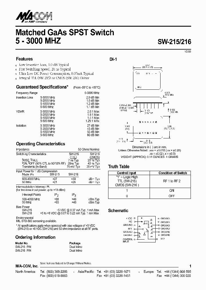 SW-216_1756940.PDF Datasheet