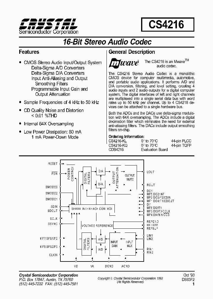 CS4216-KQ_1840454.PDF Datasheet