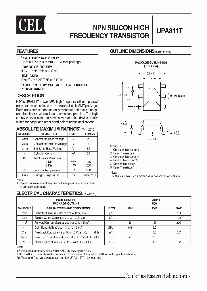 UPA811T-T1-A_1874277.PDF Datasheet