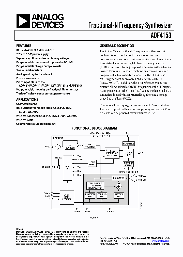 ADF4153_2005175.PDF Datasheet