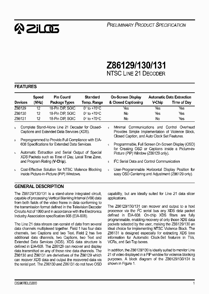 Z86129_2047597.PDF Datasheet