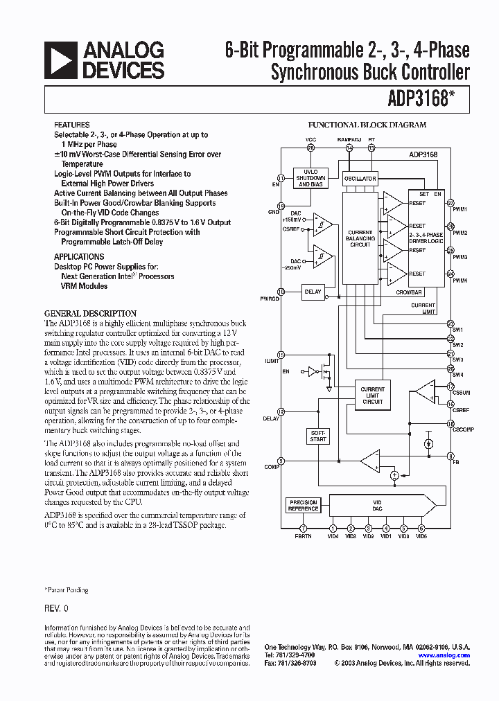 ADP3168_2078356.PDF Datasheet