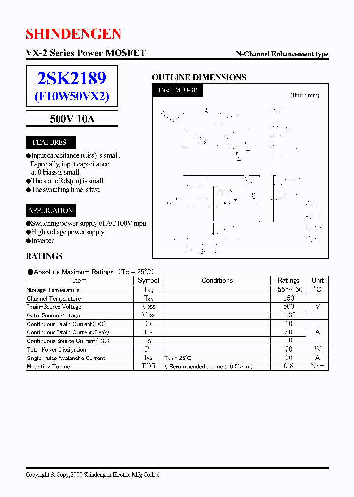 2SK2189_2138760.PDF Datasheet