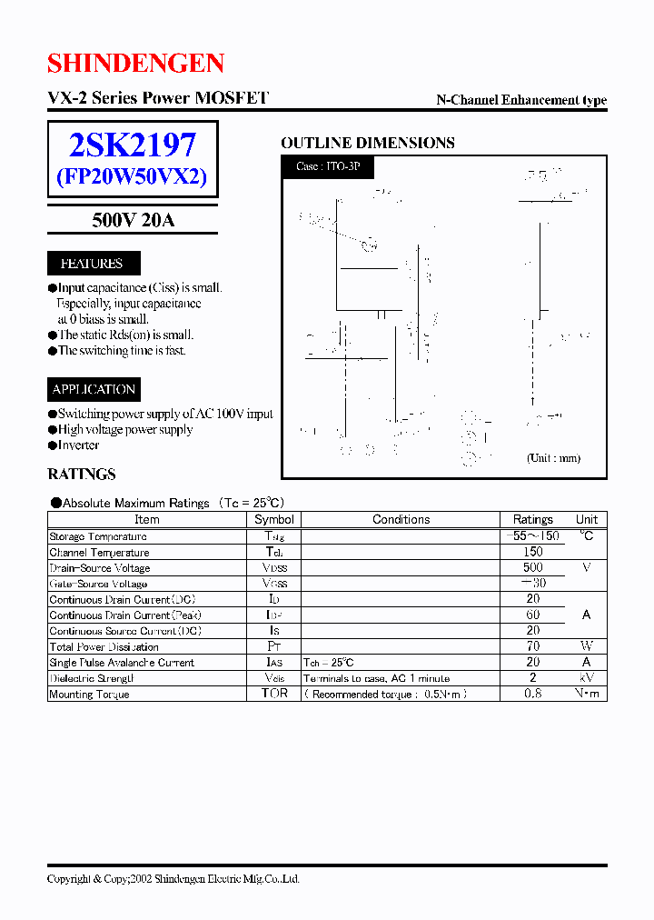 2SK2197_2138768.PDF Datasheet